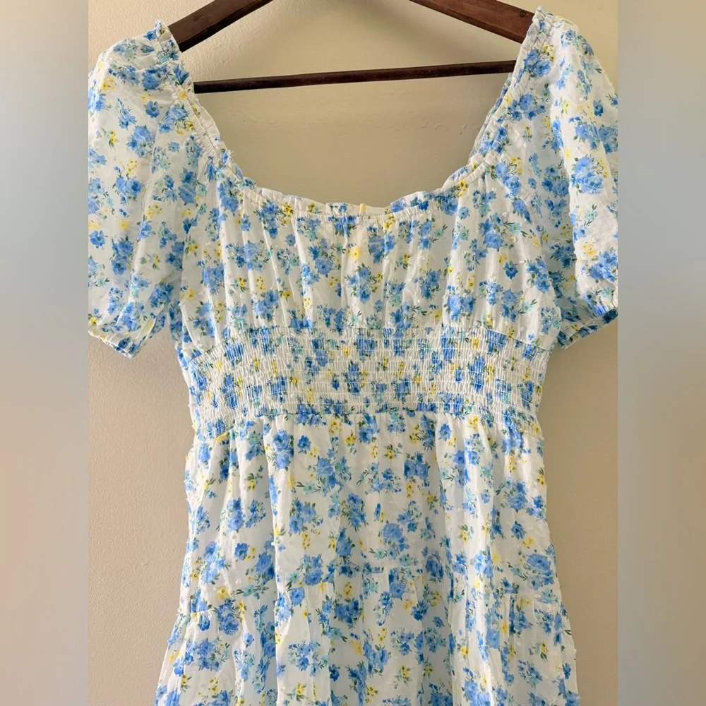 Kingston Grey Juniors' Floral-Print
Cotton Puff-Sleeve‎ Mini Dress Small - Picture 9 of 16